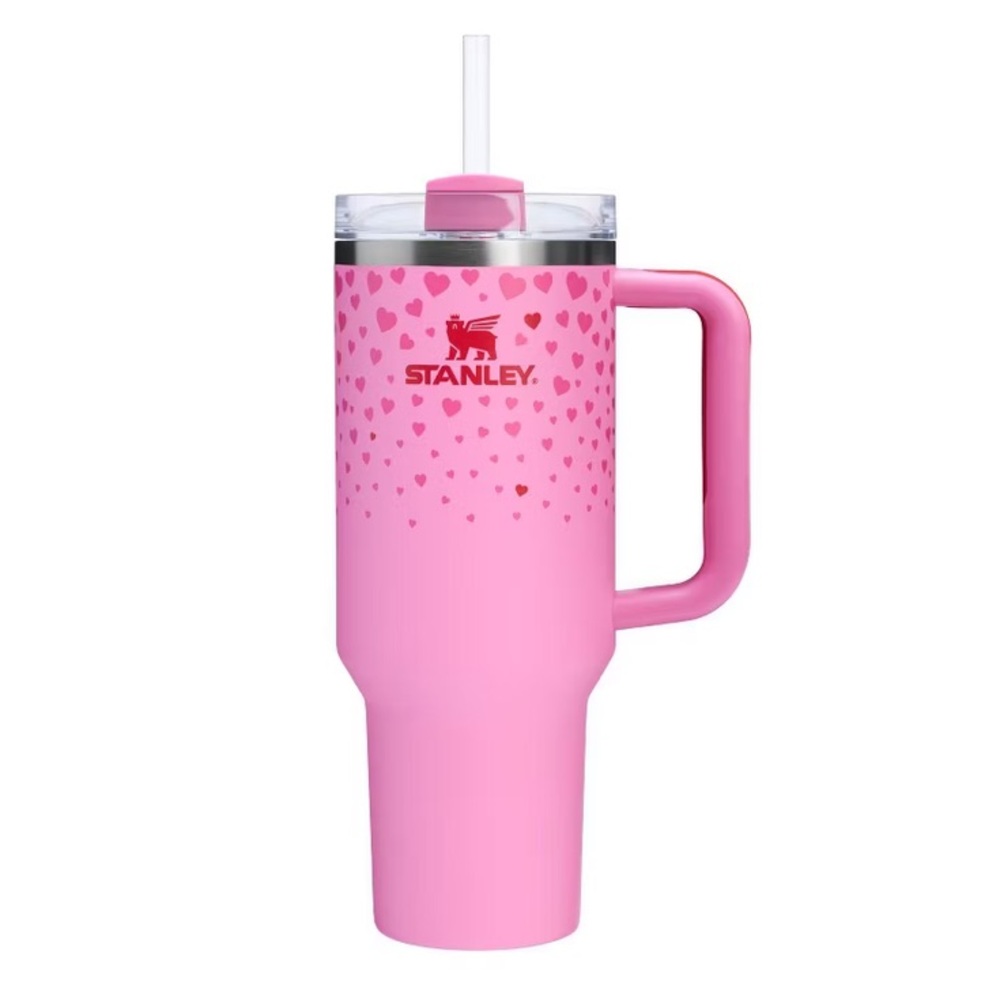 Stanley 40 oz Stainless Steel H2.0 Flowstate Quencher Tumbler - Valentine's Day - Picture 1 of 3